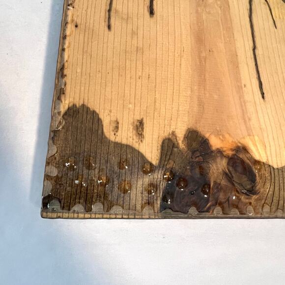 Vintage Handmade Minnie Mouse Wood Plaque Clock - Picture 9 of 9